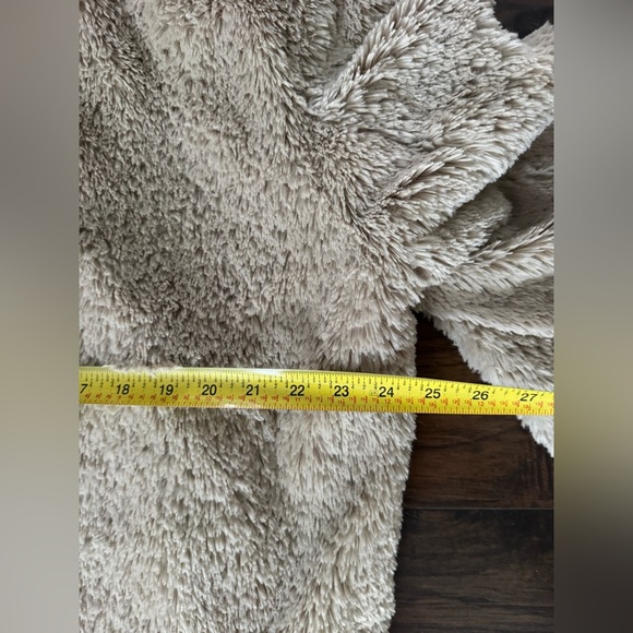 Kenneth Cole Faux Fur Tan Soft Leopard Lined Coat Womens Size 1X - Picture 9 of 11